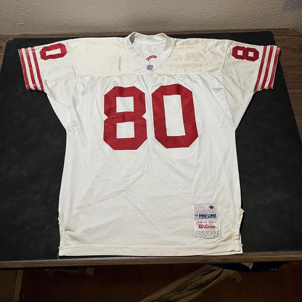 Vintage San Francisco 49ers Wilson Pro Line Football Jersey Men 48 NFL SNOOP 80s
